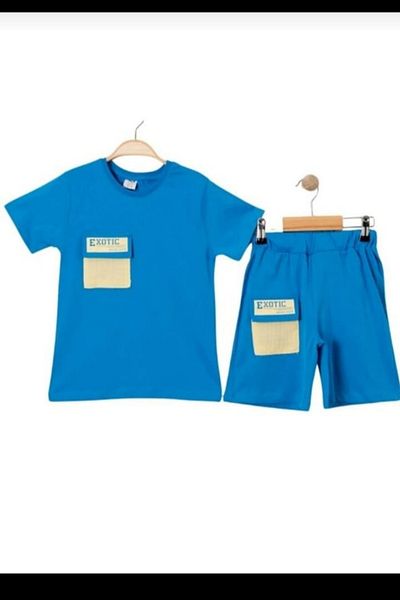 fourcloversfashion Boy's Combed Cotton Bottom Top Set
