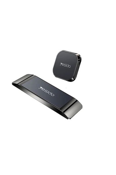 Yesido Set 2 suporturi auto magnetice, dreptunghiular si patrat, Mini combo, 7x3cm si 3.7x3.7cm, silicon, N