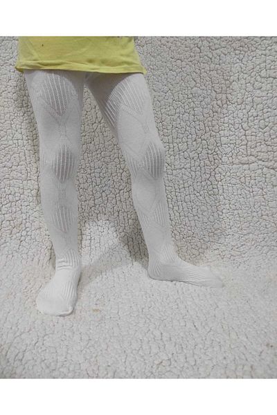 DÜVEN Πλεκτά Ayda Cotton Βαμβακερό Κοριτσίστικο Καλσόν Βανίλια