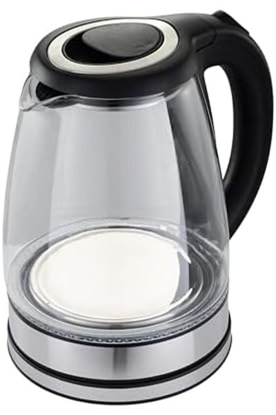 White Westinghouse Westinghouse Glass Kettle: Elegant, Transparent Design for Quick and Safe Boiling