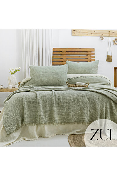 tekstill Tek Kişilik Müslin Yatak Örtüsü