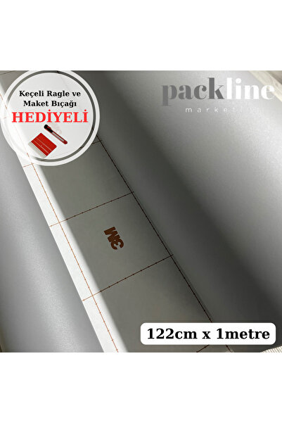 Packline Decorative Textured Self Adhesive Covering Foil Matte Anthracite 122X1M