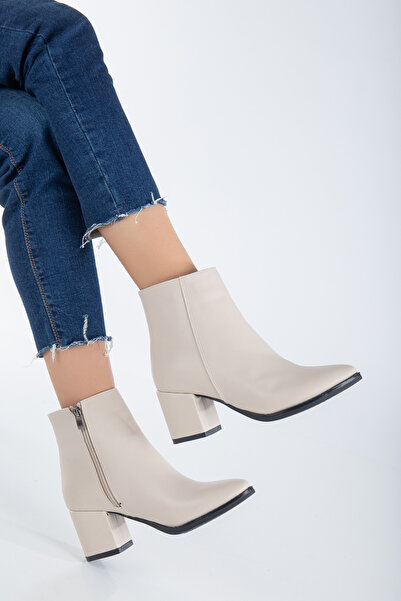 CEMAY SİVRİ BURUN BİLEK BOY 7CM KLASİK KADIN BOT