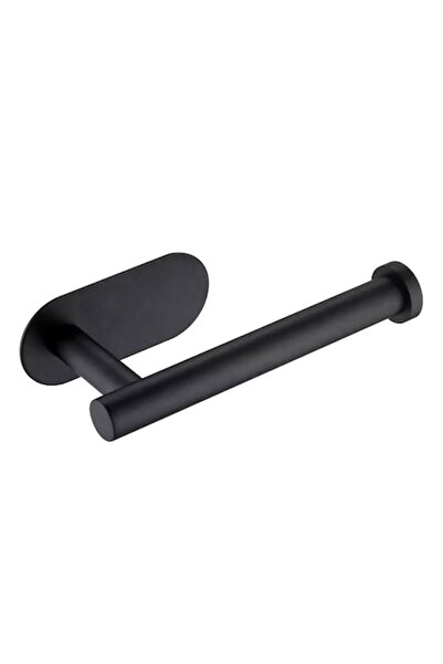 dalip Suport pentru hârtie igienică cu ventuză, 16,5x8cm, oțel negru