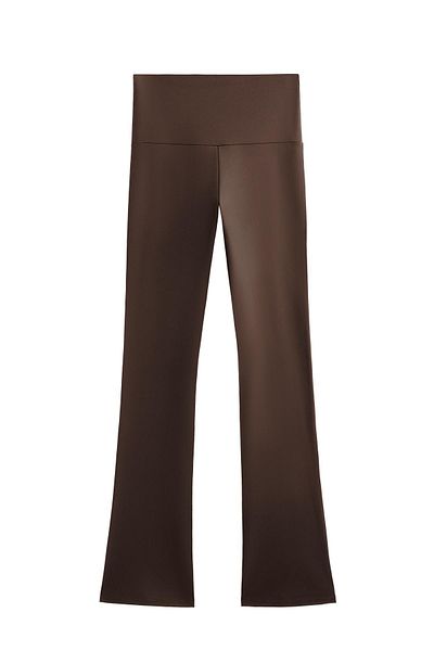 Oysho High-rise comfortlux flare trousers