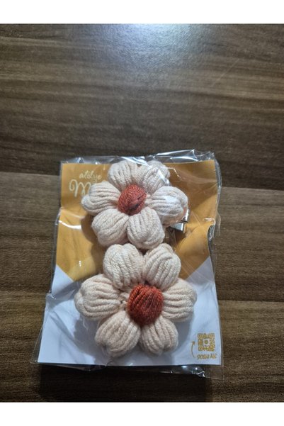 ATÖLYE MİLLA Powder Color Daisy Knit Buckle