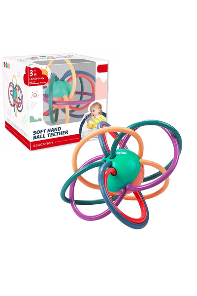 sallma Jucarie dentitie pentru bebelusi, forma de mingiuta