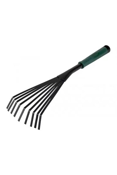 Dali Greblă mică pentru grădinărit, mâner ergonomic, 40x20cm, metal, neagră