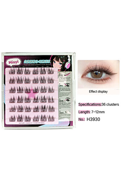 choice2 01 مجموعة رموش ذاتية اللصق مكونة من 6 أزواج - لا حاجة للغراء، سهلة التركيب، مظهر طبيعي وجذاب، ناعمة وقابلة لإعادة الاستخدام، Cer