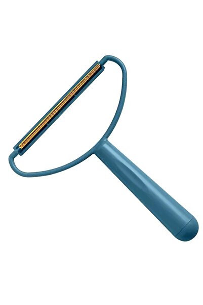 Dali Dispozitiv pentru curățarea hainelor din lână sau a părului de animale, 16x13cm, plastic și metal, albastru