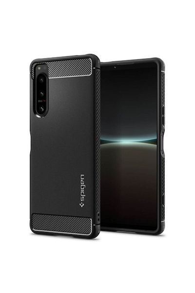 Spigen Carcasă de protecție Rugged Armor pentru Sony Xperia 5 IV, silicon, neagră