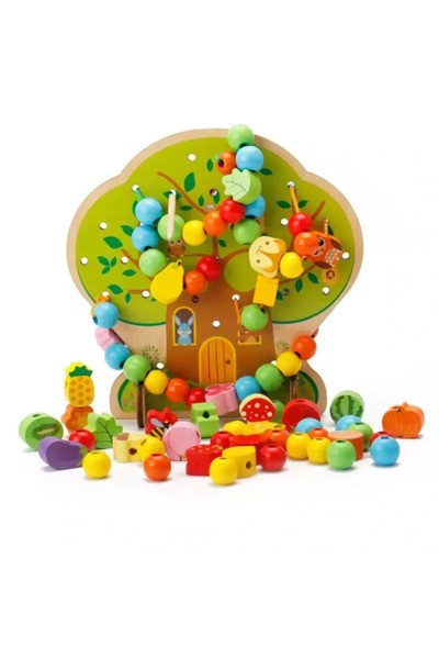 sallma Joc Montessori, pomul cu fructe - 102 piese