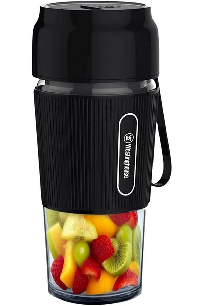 White Westinghouse Westinghouse USA Rechargeable Portable Blender – 40W Cordless Smoothie Maker with 300ml BPA-Free B