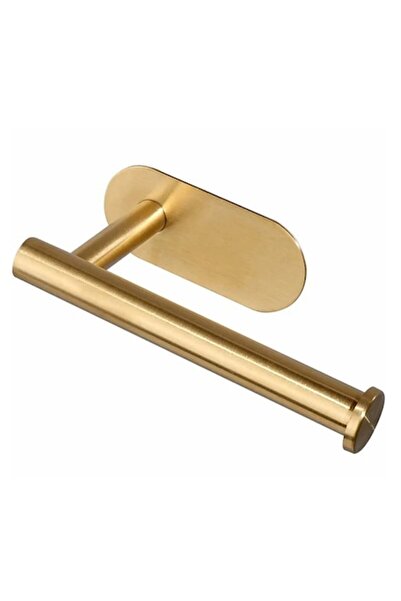 dalip Suport pentru hârtie igienică cu ventuză, 16,5x8cm, oțel, auriu