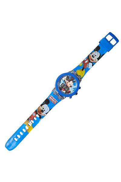 OEM Ceas digital copii cu lumina led si design Mickey Mouse Disney