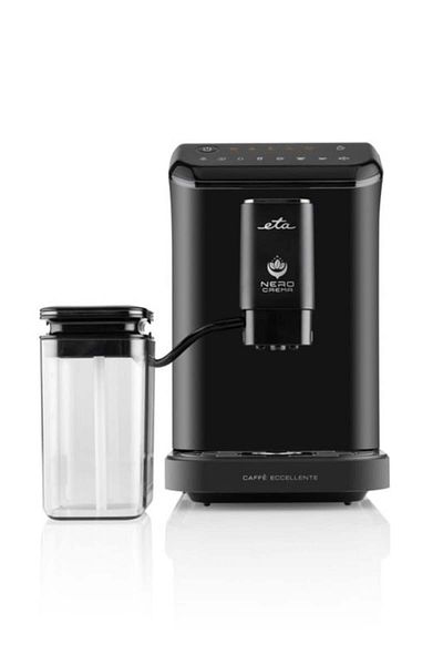ETA Espressor automat Nero Crema 8180 90000, 1350 W, 20 bar, sistem de spumare a laptelui, negru