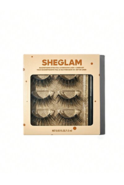 SHEGLAM Magnetizing Eyes Full & Fabulous Lash + Liner Set