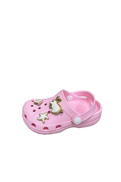 Apella Girl's Stoned Closed-Front Slippers