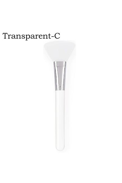 choice2 Transparent 1pc Silicone Face Mask Applicators Soft Head Flexible Face Mask Brushes for Mud Cla