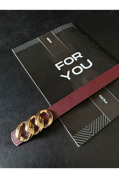 Fiori Βασική γυναικεία ζώνη παντελονιού με αγκράφα United Ring, ζώνη παλτό, ζώνη φορέματος