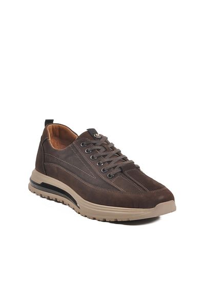 Pierre Cardin 432404 M Brown Nubuck Γνήσιο Δερμάτινο Ανδρικά Παπούτσια Casual