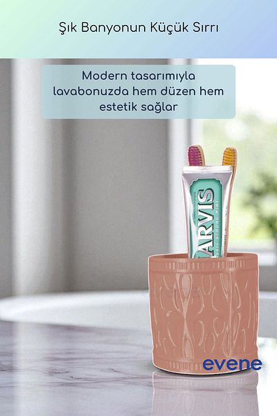 Evene Θήκη οδοντόβουρτσας Βάση οδοντόβουρτσας Βάση οδοντόβουρτσας Salmon Color Model 76