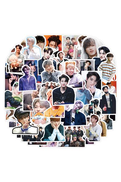 Choice 110PCS 110PCS Kpop Idol Sticker ATEEZ Korean Boy Group Stickers DIY Luggage Laptop Phone Guitar Ska