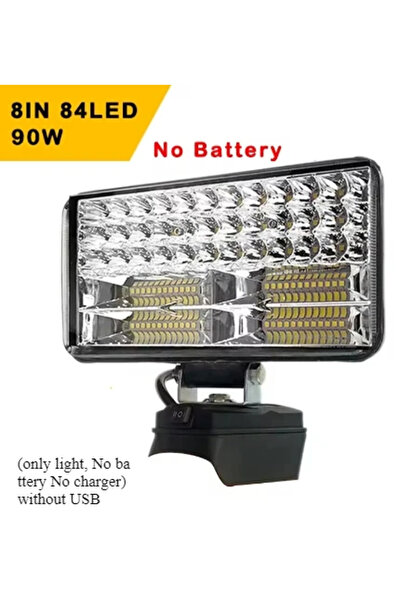 Choice مصباح ليد C لبطارية ماكيتا 4 بوصة مصباح كشاف محمول لاسلكي للعمل في اله...