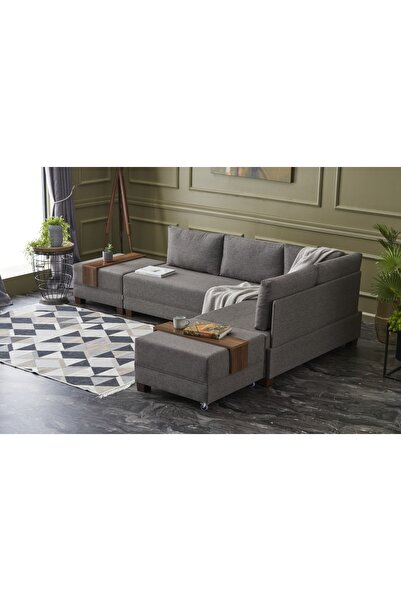 Vivense FLY YATAKLI KÖŞE KOLTUK, KAHVE, SAĞ KÖŞE