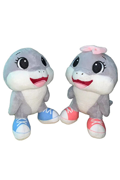 Choice 20 سنتيمتر الوردي الأزرق دولفين الإيطالية Brainrot بلوشي Kawaii تونغ ت...