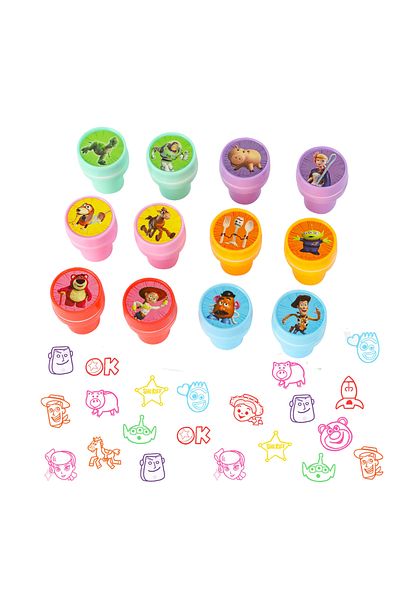Miniso 12pcs Stamp Toy Story Seal Stamps Party Favors Souvenir Birthday Gifts for Kids Kawaii Stamps Childr