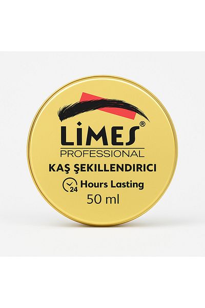 Limes Eyebrow Fixing and Styling Wax 50 ml + Brush |   Long Lasting Transparent Eyebrow Gel Wax