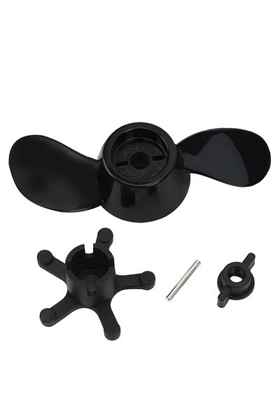 Choice black 2 Blade Propeller Outboard Propeller Propeller Thickened Plastic 2 Blade Replacement Propelle