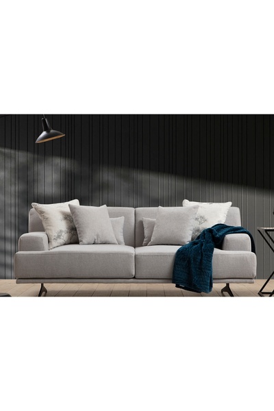 Vivense BENTLEY İKİLİ KOLTUK, GRİ