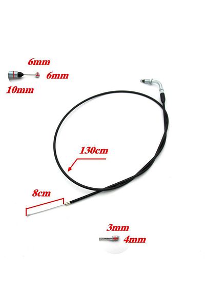 Choice كابل دواسة الوقود 8 مم 51 بوصة لدراجة بخارية بمحرك 2 شوط 49cc 50cc 60cc 80cc دراجة دفع P