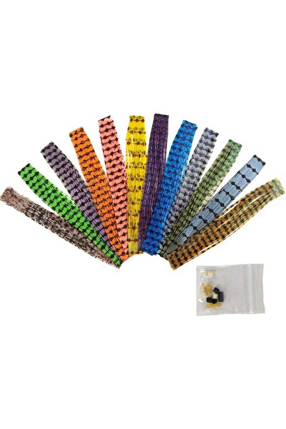 Choice مجموعة أسلاك شائكة، مواد ربط الذباب من يوفينج، أرجل سيليكون لربط الذبا...