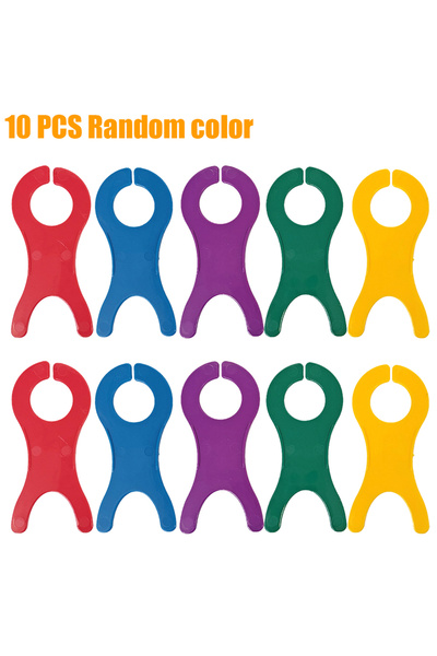 Choice 10 قطع من 10 قطع من البلاستيك الملون الكبير لخياطة الصليب، لوح لف، بكر...