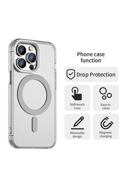 SKYDDAR INNOVATION Case for iPhone 13 Pro, CandyCase, Magsafe, sticker set, White