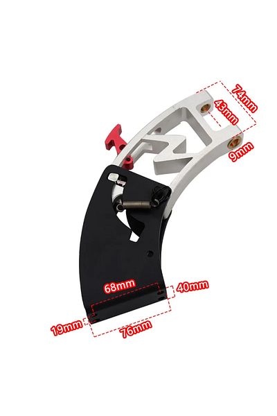 Choice 1 pcs Folding parts for 10 inch electric scooter Electric Skateboard connector folding system assem
