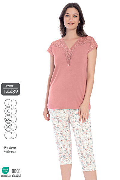 Cotpark Set Capri din țesătură lycra viscoză pentru femei 14489