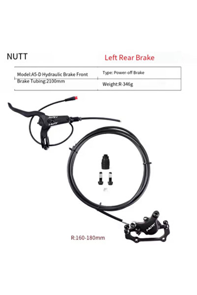 Choice فرامل هيدروليكية للدراجة الكهربائية NUTT ذات المكبسين الأيسر الخلفي 14...
