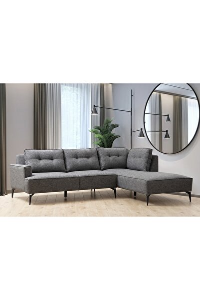 Vivense RİMİNİ SMALL KÖŞE KOLTUK, GRİ, SAĞ KÖŞE