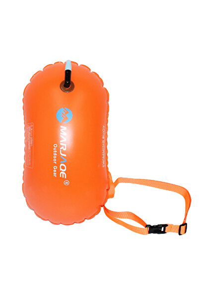 choice2 orange Outdoor Safe Swim Buoy for Open Water Inflatable Life Saving S...
