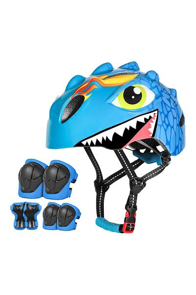 Choice Blue set VICTGOAL Bicycle Helmet for Children Guard Knee Elbow Pads Protective Gear Kids Sports Safe