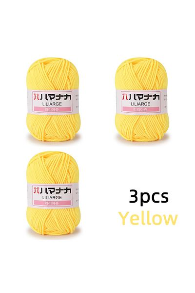Choice yellow Multi Strand Diy Yarn Can Be Hand Twisted With Acrylic Yarn In Multiple Colors Suitable For C