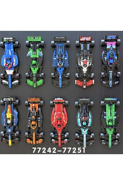 Choice No original box 10 F1 cars 2601PCS 2601pcs Racers Speed Champions Ultimate Formula 1 Collector Pack