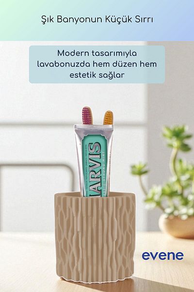 Evene Θήκη οδοντόβουρτσας Βάση οδοντόβουρτσας Βάση οδοντόβουρτσας Βιζόν Χρώμα Μοντέλο 78