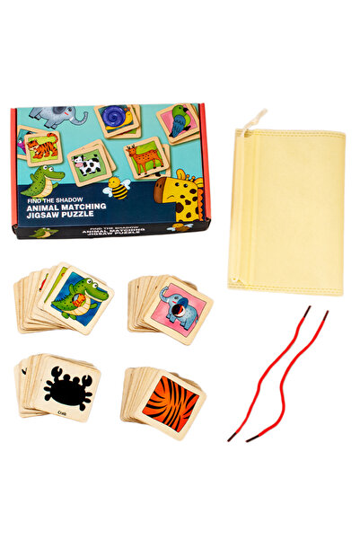 Choice لعبة تعليمية مبكرة لتزاوج الظلال، هدية من مونتيسوري الخشبية، لعبة البح...