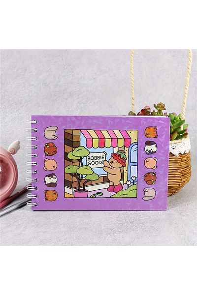Choice PURPLE BOBBIE GOODS COLORING BOOK Edition for Adults & Teens Coloring Book Educational Doodle Book w