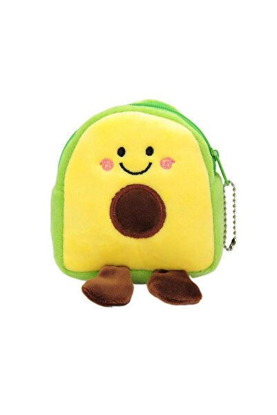 Choice 1pc Coin Purse Cute Fruit Avocado Shaped Coin Purse Headphones USB Cable Lipstick Storage Bag Pendan